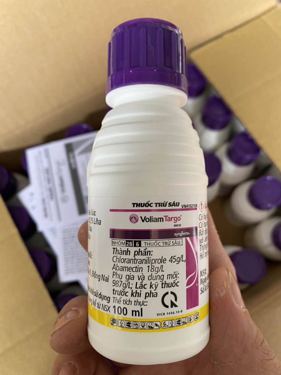 Thuốc trừ sâu Voliam Targo 063SC [chai 100ml] chuyên trừ sâu cuốn lá, sâu đục thân, sâu keo mùa thu