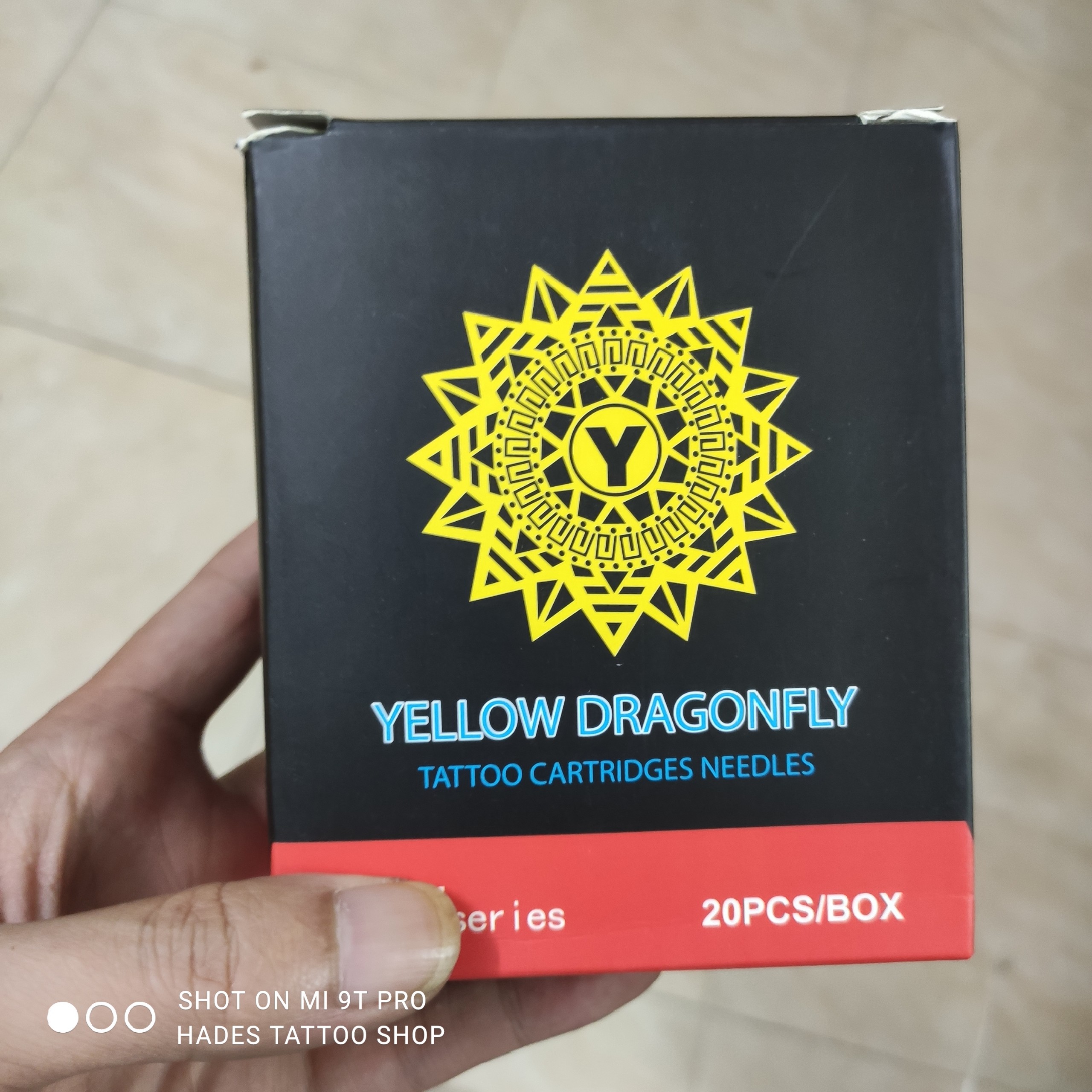 Kim xăm Pen 15RM đánh bóng Yellow Dragonfly
