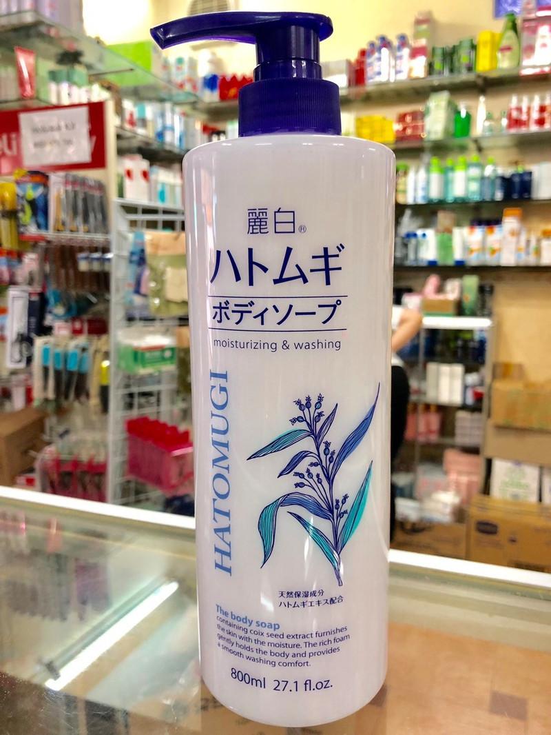 Sữa tắm dưỡng ẩm, trắng da hatomugi