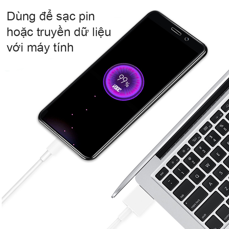Dây cáp sạc PD Micro USB - Cáp sạc nhanh cho thiết bị có cổng kết nối Micro USB (1m)