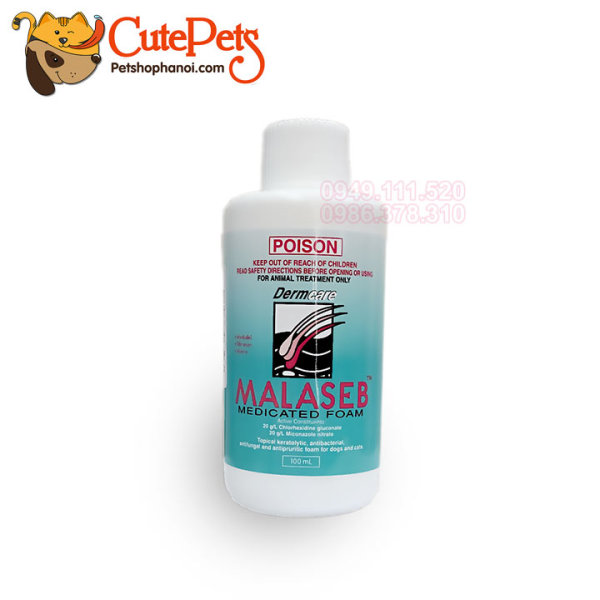 Sữa tắm nấm viêm da DermCare Malaseb cho chó mèo - Cutepets