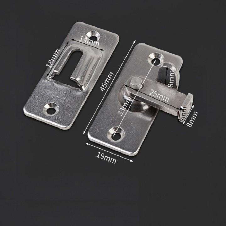 CHỐT GẠT CHO CỬA LÙA INOX LOẠI NHỎ - 598