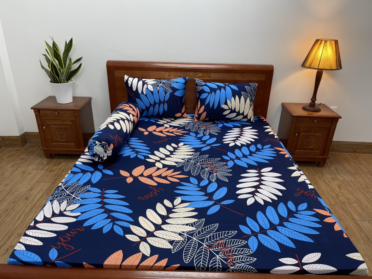 Bộ 4 món drap ga gối THUN LẠNH HÀN QUỐC- ĐỦ SIZE