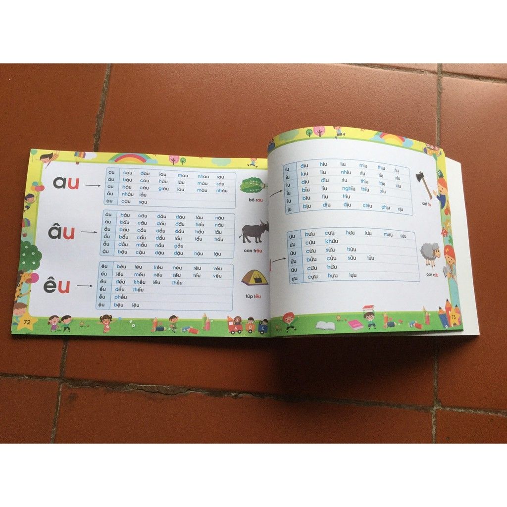 VỞ HỌC ĐÁNH VẦN CHO BÉ