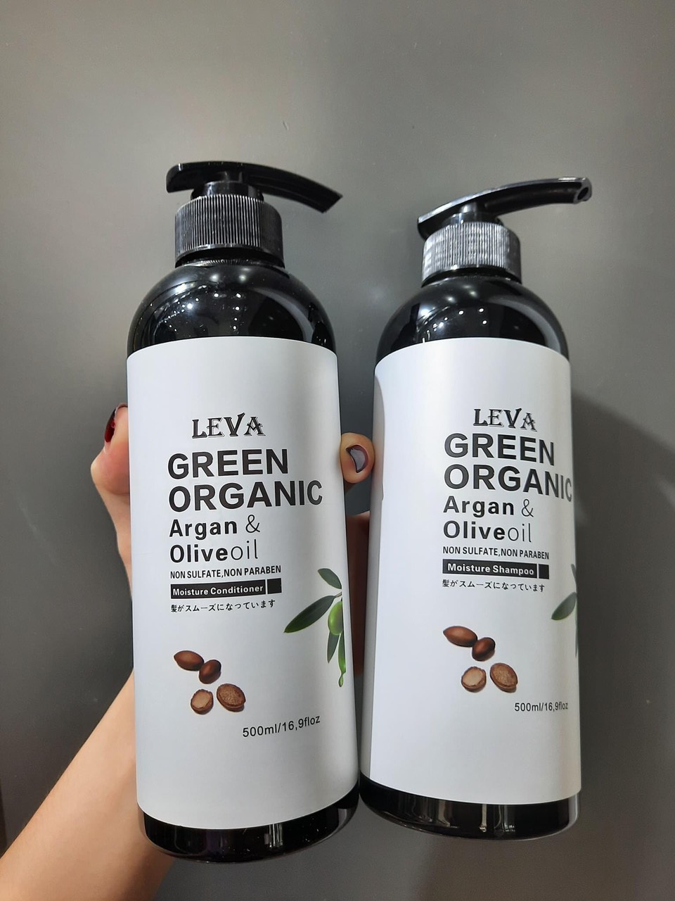 GREEN ORGANIC Shampoo 100% Natural Extract Perfume Super Revitalizing Perfume 500ML
