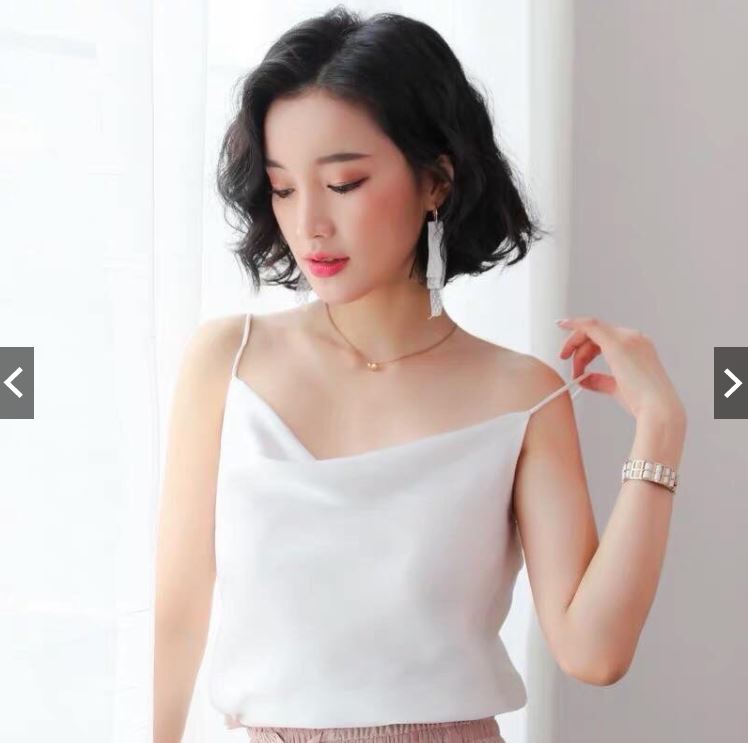 Áo 2 dây voan trơn