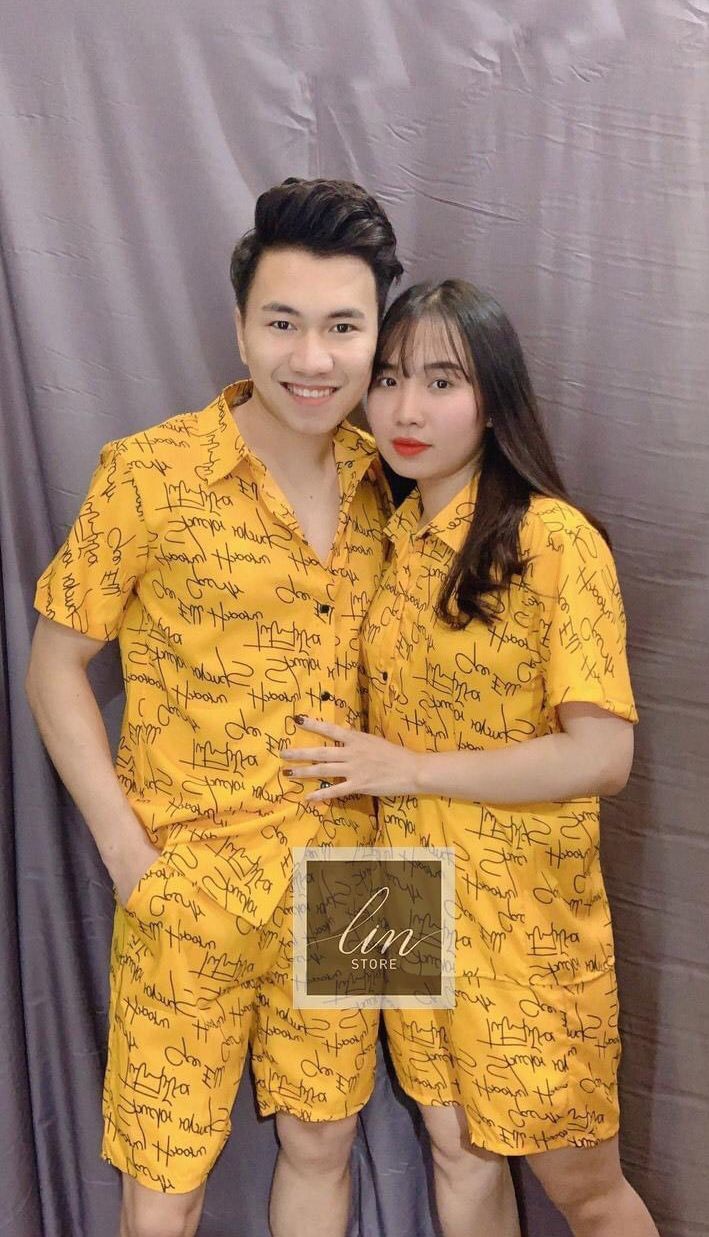 Bộ quần áo pizama nam nữ chất liệu kate thái cực hot cực chất t65