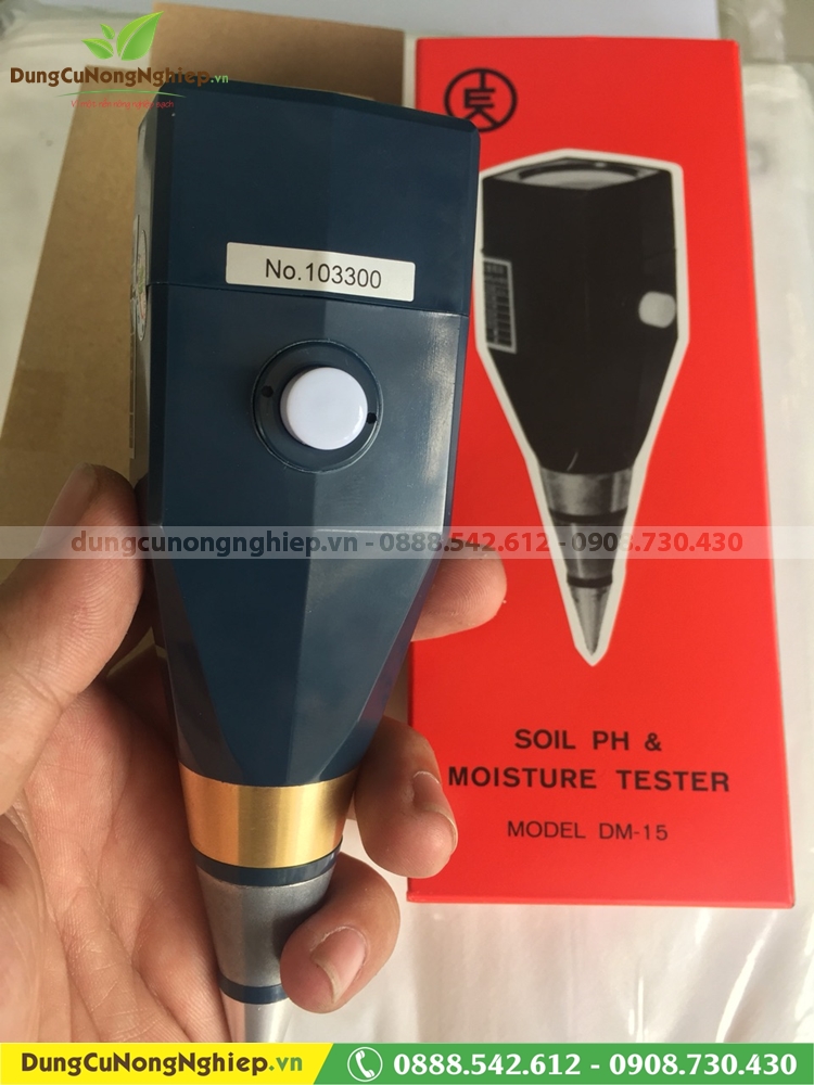 Máy đo độ pH độ ẩm của đất 2 trong 1 Takemura DM15