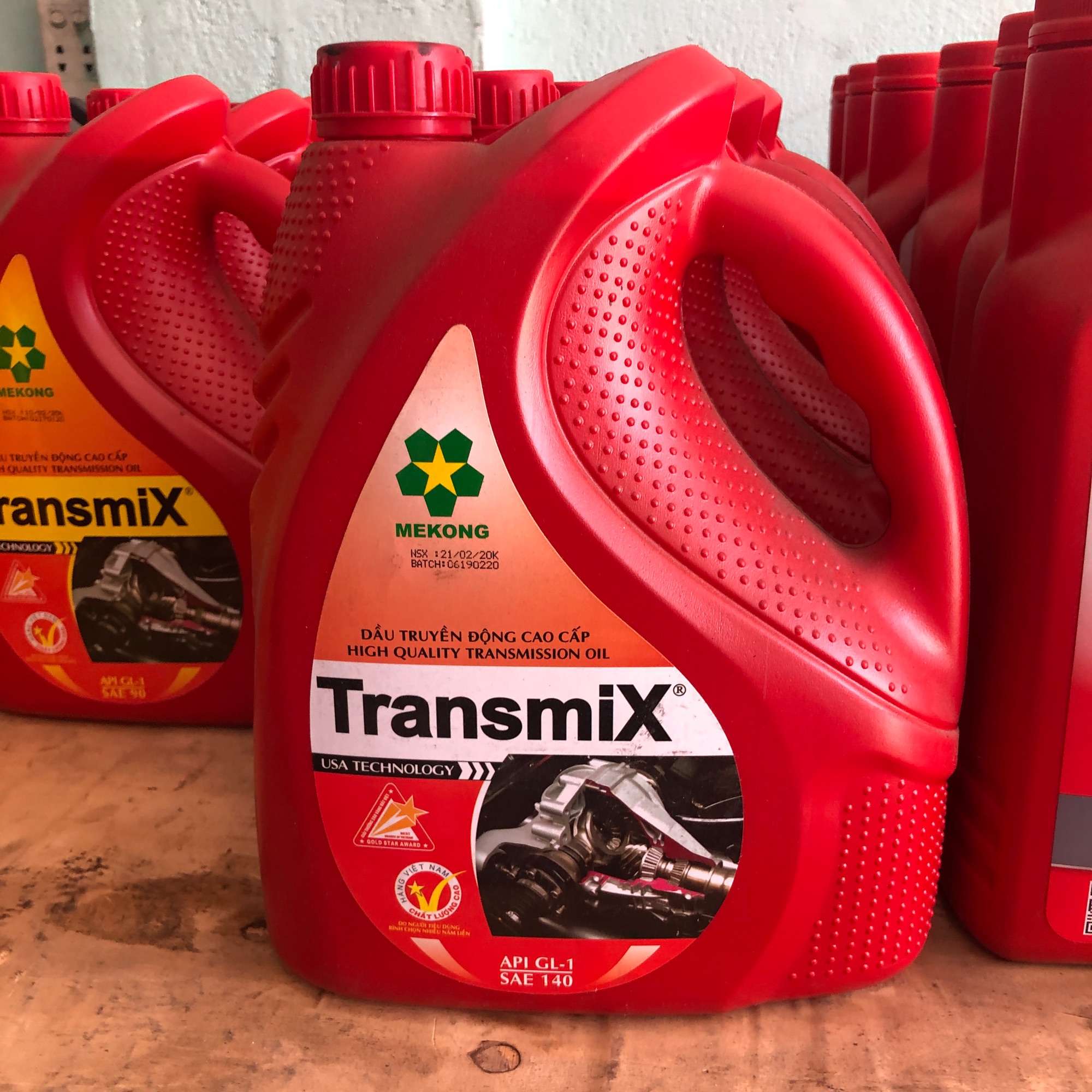 Nhớt cầu 140 Mekong TransmiX API GL SAE 140 4L