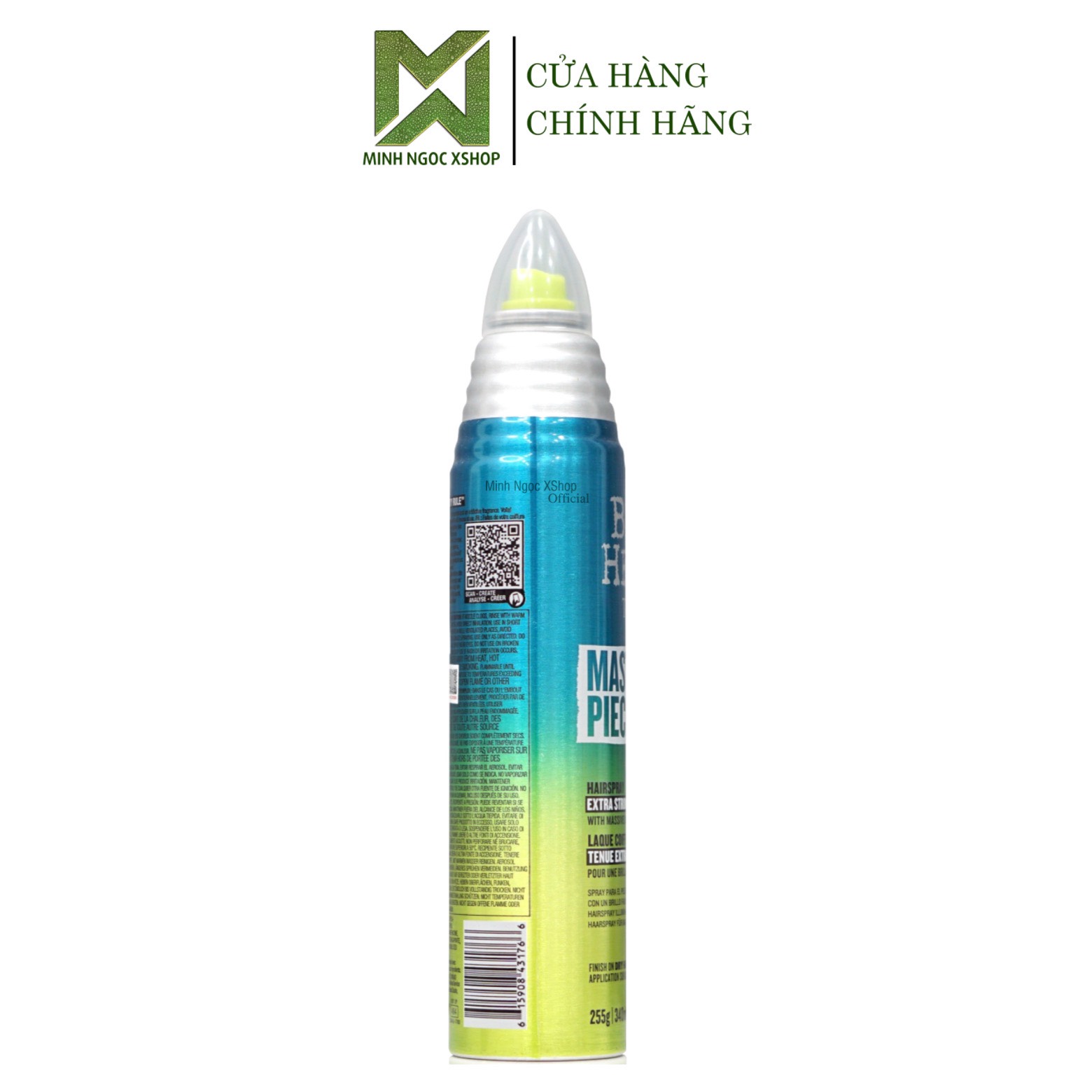 Gôm xịt giữ nếp tóc tạo độ bóng Tigi Bed Head Masterpiece 340ml