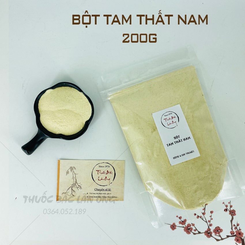 Bột Tam Thất Nam Nguyên Chất 200g