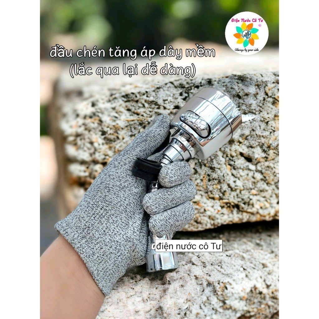 Đầu vòi nước rửa chén (cổ mềm hoặc cổ cứng) - đầu chén tăng áp cho vòi rửa chén