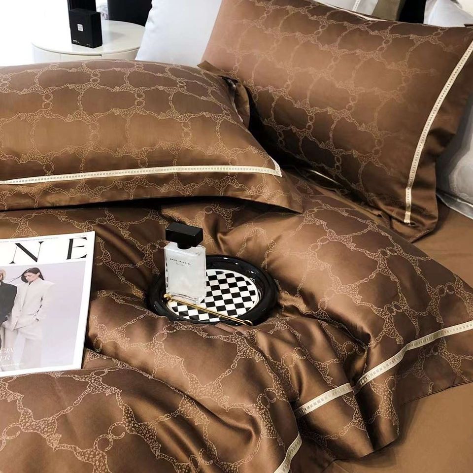 Bộ chăn ga tencel lụa lycoel Hlhome cao cấp