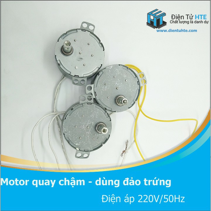 Motor đảo làm máy ấp trứng , motor giảm tốc 220v