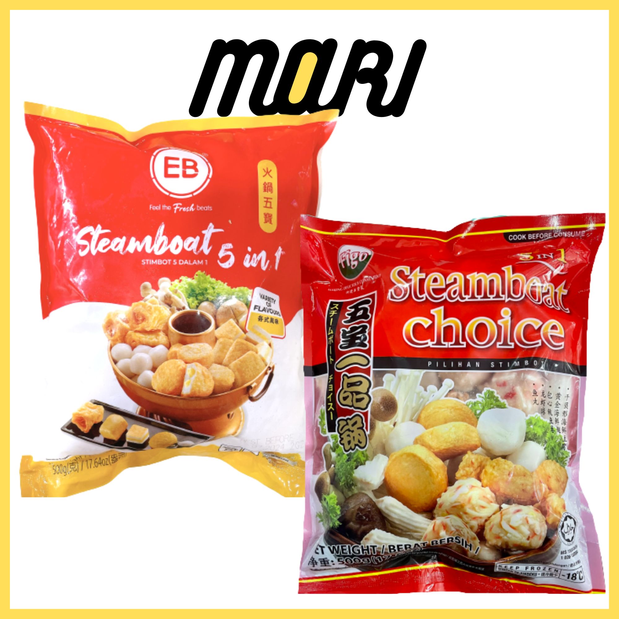 [SHIP HCM] Combo viên thả lẩu 5 trong 1 500g