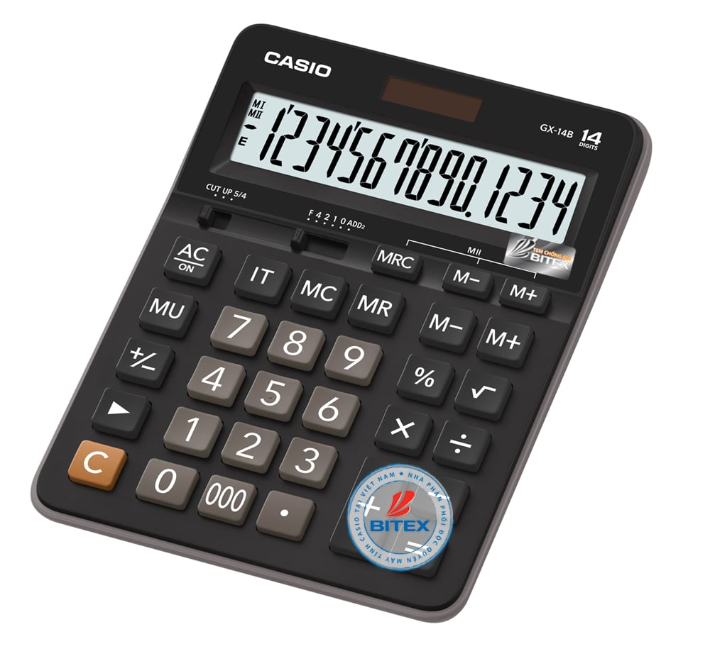 Máy Tính Để Bàn 14 Chữ Số Casio GX-14B CHÍNH HÃNG