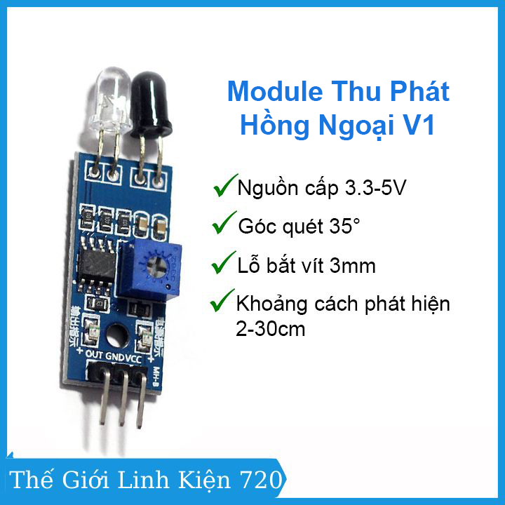 Module thu phát hồng ngoại v1