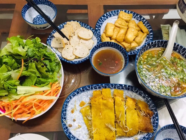 Bộ Bát Đĩa Bát Tràng Men Lam Cổ Mã 809 - 21 món