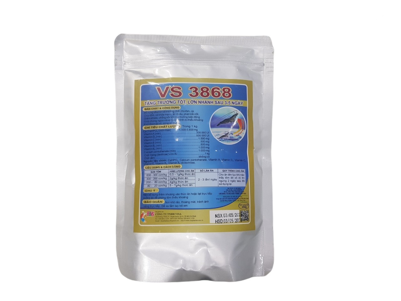 Vs3868 - tôm, cá lớn nhanh sau 5 ngày