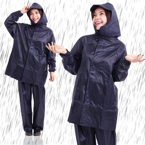 [HCM]ÁO MƯA BỘ VẢI NHỰA ( SIZE XL )