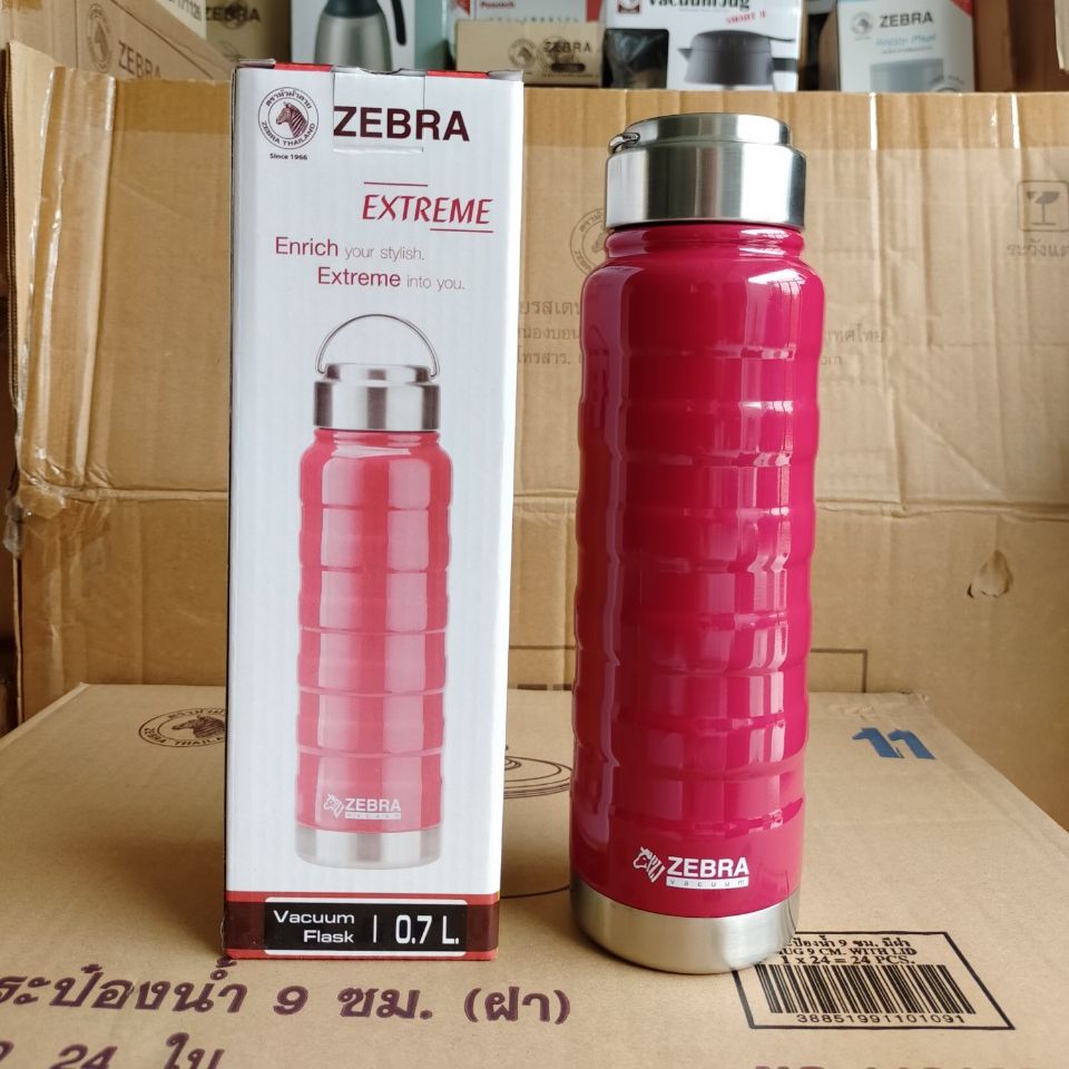 Bình giữ nhiệt Zebra Thái Lan Extreme 0,9L -112633 đỏ
