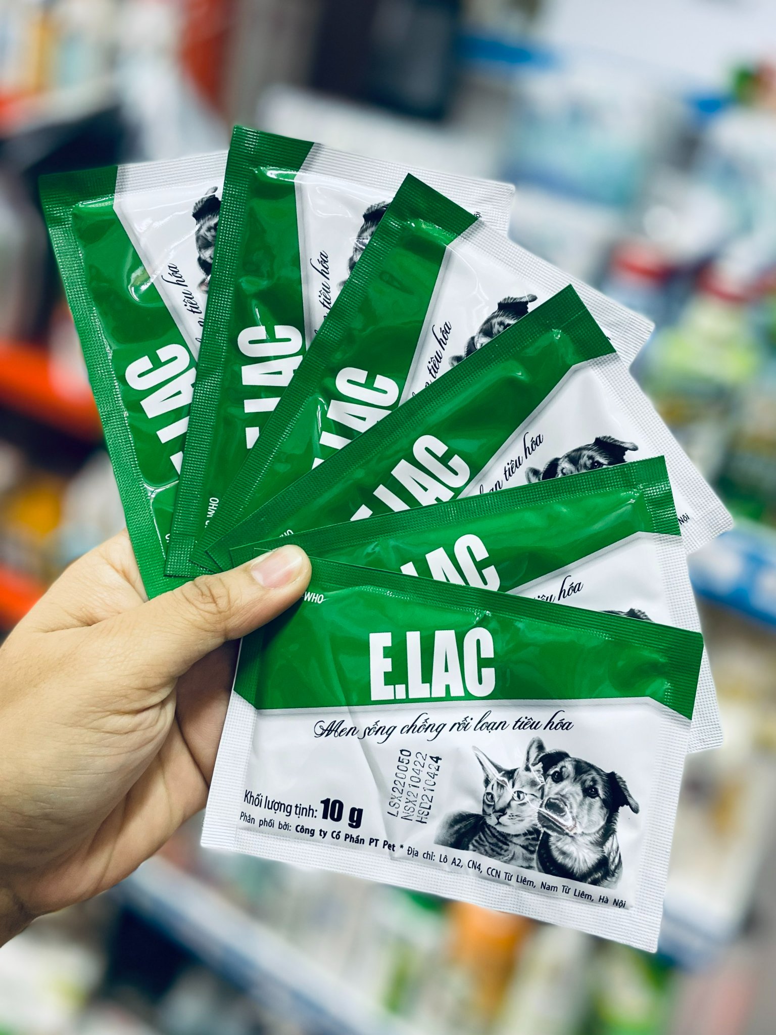 Men tiêu hóa ELAC cho thú cưng chó mèo