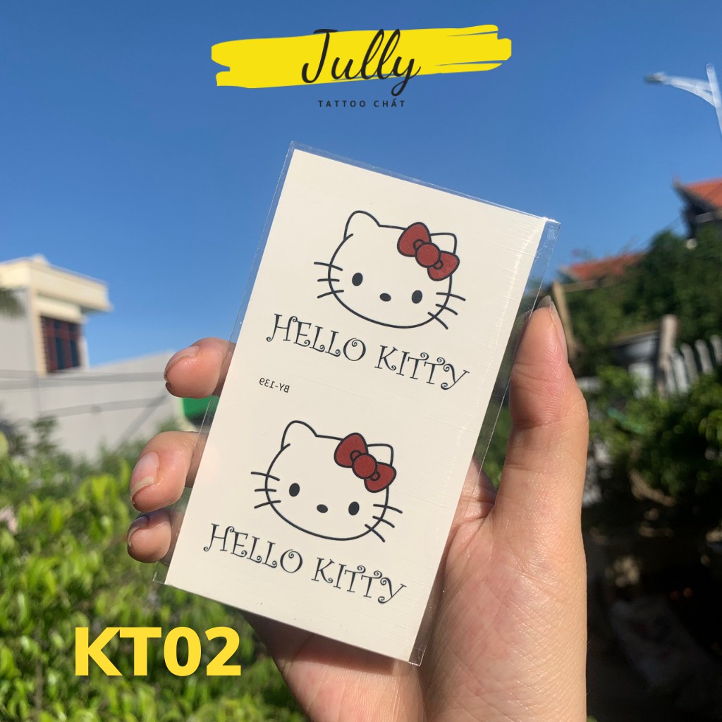 Tattoo Sanrio family Hello Kitty basic face