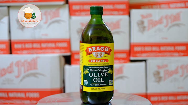 Dầu Oliu ép lạnh hữu cơ Bragg 946ml