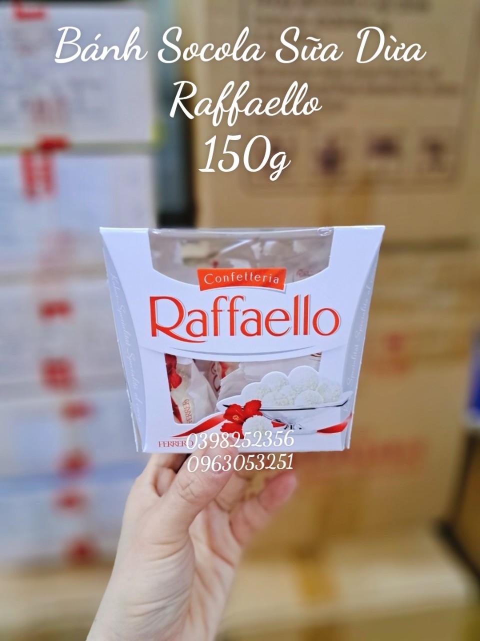 Bánh sữa dừa raffaello 150g