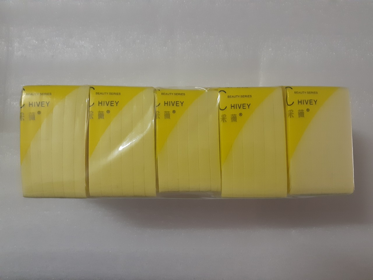 Bông rửa mặt bọt biển CHIVEY gói 12 miếng