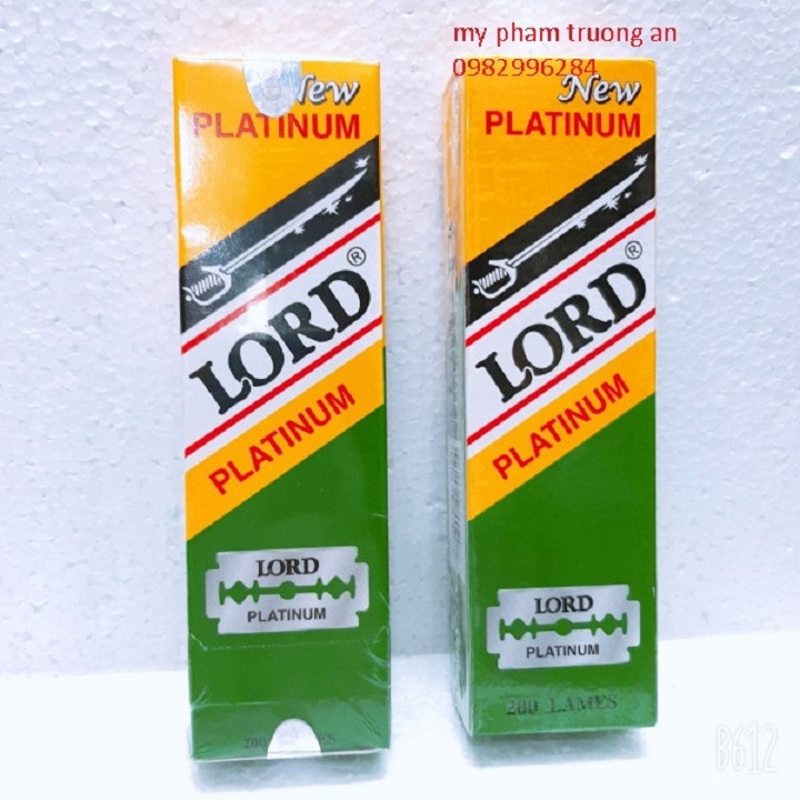 Lưỡi dao cạo Lord hộp 200 lưỡi