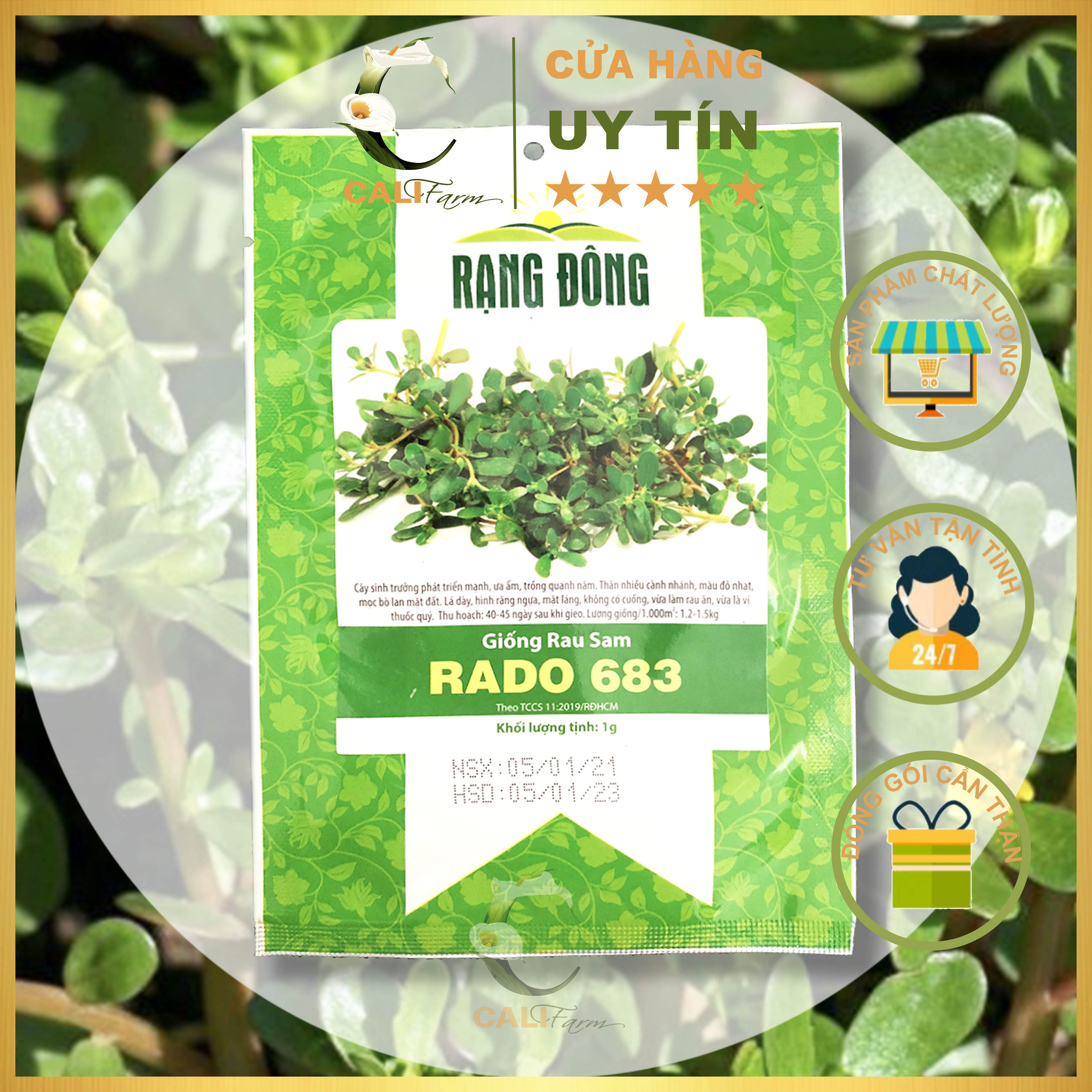 Hạt Giống Rau Sam Rado 683 (1gr)
