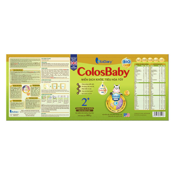 Sữa Colosbaby Bio Gold 2+ 800g (từ 2 tuổi)