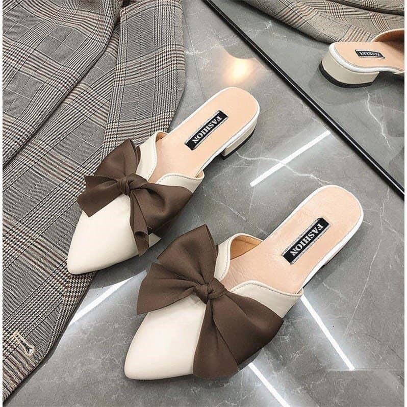 Dép nữ 2p phối nơ cực xinh