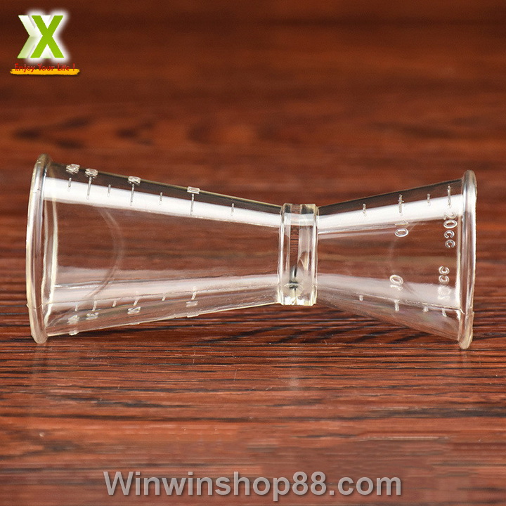 [HCM]Bộ 2 ly định lượng đường nhựa - Jigger 20~40cc