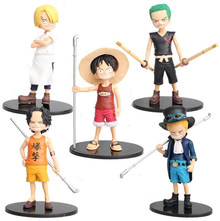 Combo 05 Mô Hình Nhân Vật Trong One Piece - Cao 15cm