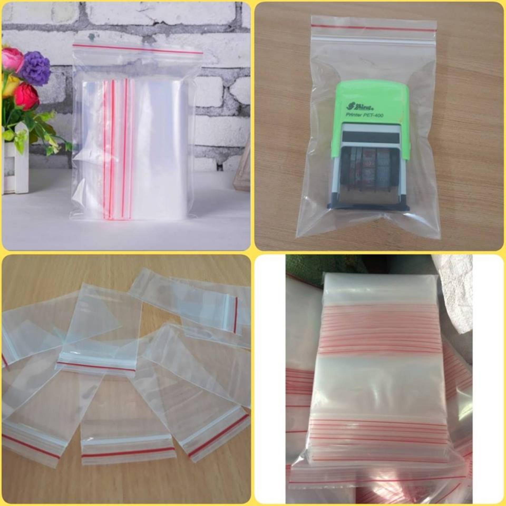 Túi Zip Sọc Đỏ Size nhỏ nhất 4x6cm - DHL231KG