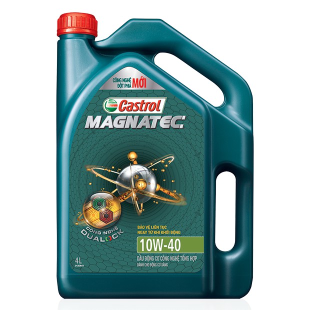 [HCM][HÀNG CHÍNH HÃNG] Nhớt xe hơi CASTROL MAGNATEC 10W40 4L
