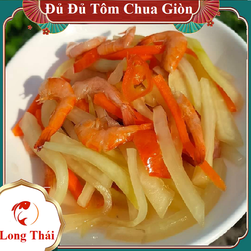 ĐU ĐỦ TRỘN MẮM TÔM ĐẤT SIÊU TO  500GR - Long Thái