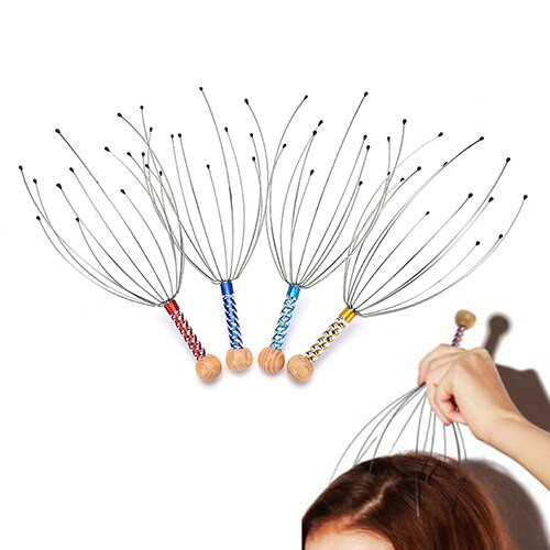 Massage instrument handy head, massage head octopus, plants massage head, tree scratching their heads, tree head massage, massage relieve stress fatigue, blood circulation easy, Tuan