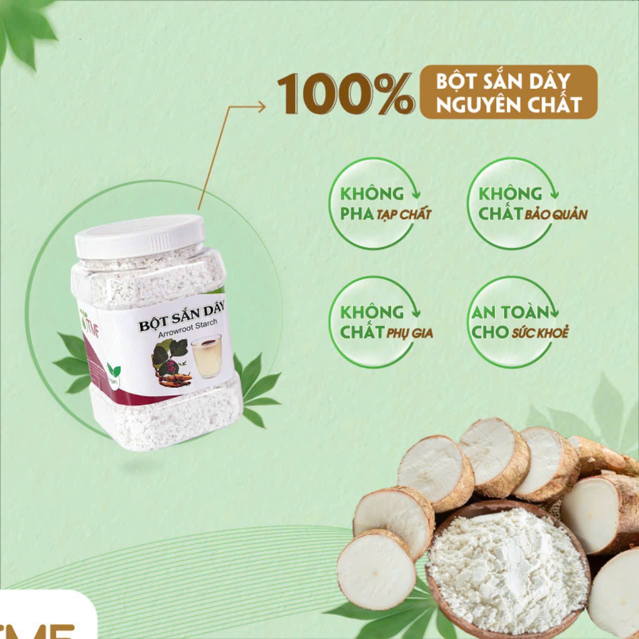 BỘT SẮN DÂY NGUYÊN CHẤT 500G