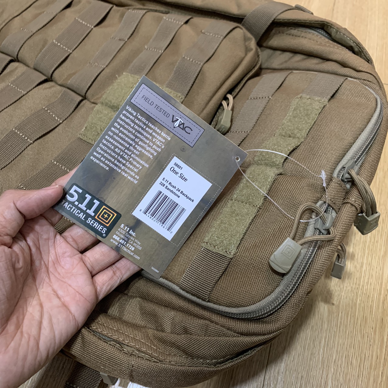 Balo 511 Tactical Rush 24 - màu đen