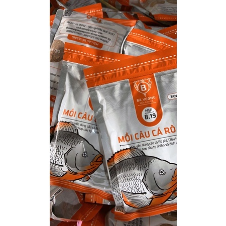 mồi câu cá chuyên rô phi - b19 Bá vương -300gr
