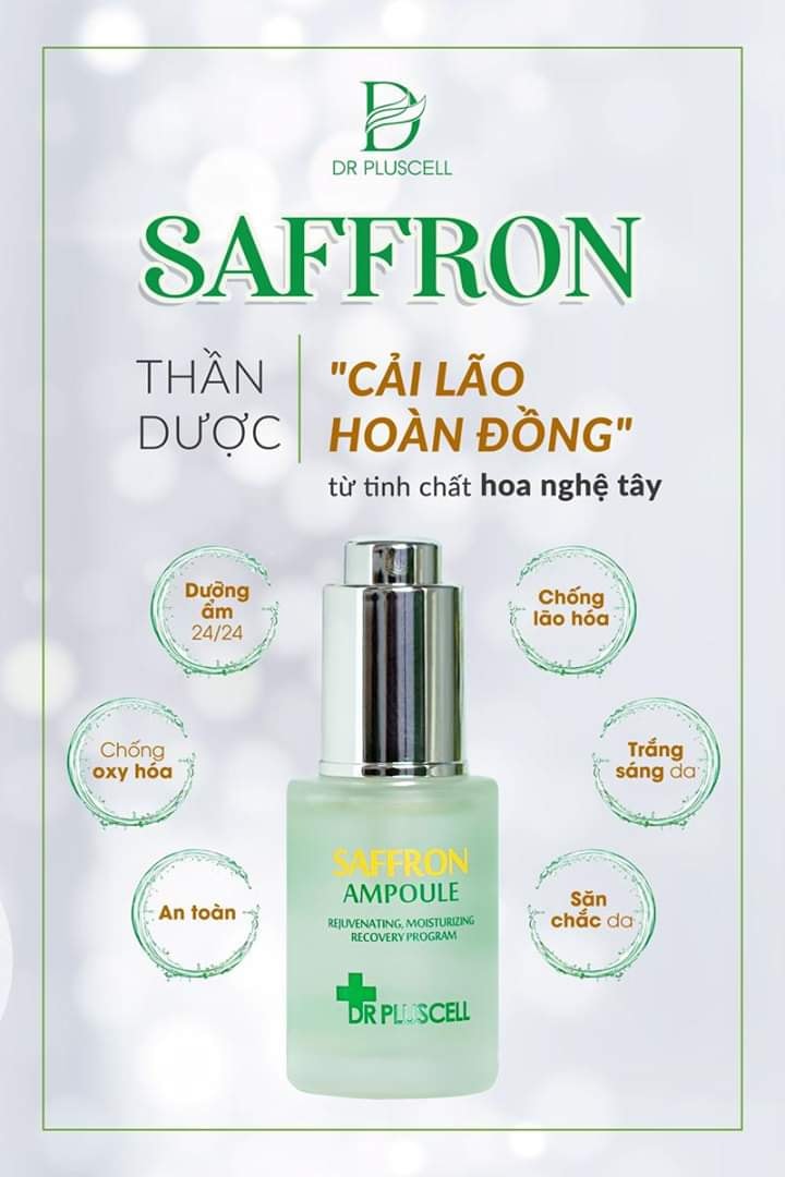 Tinh chất chống lão hóa Saffron Ampoule Dr Pluscell
