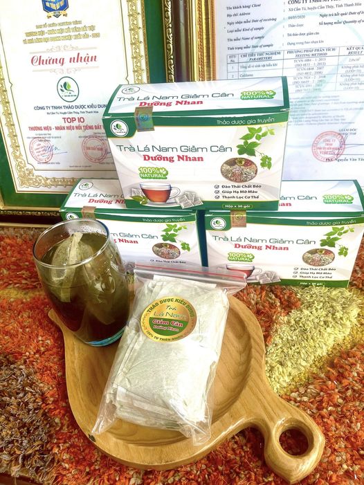 Trà thảo dược giảm cân, giảm mỡ