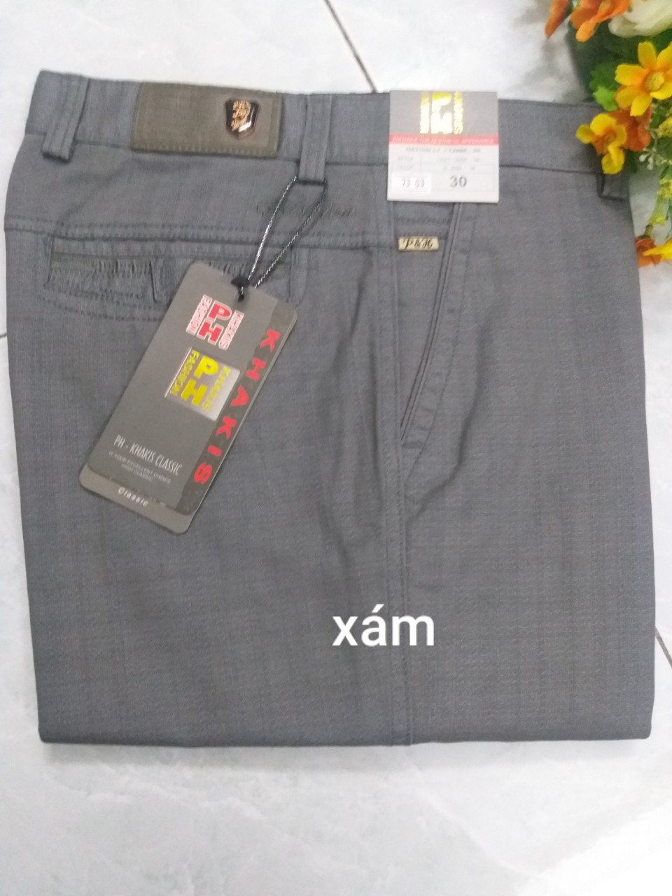 [HCM]Quần kaki trung niên cao cấp kk073