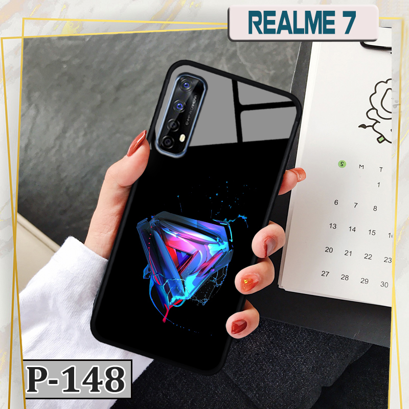 Ốp điện thoại REALME 7 - lưng kính in hình 3D