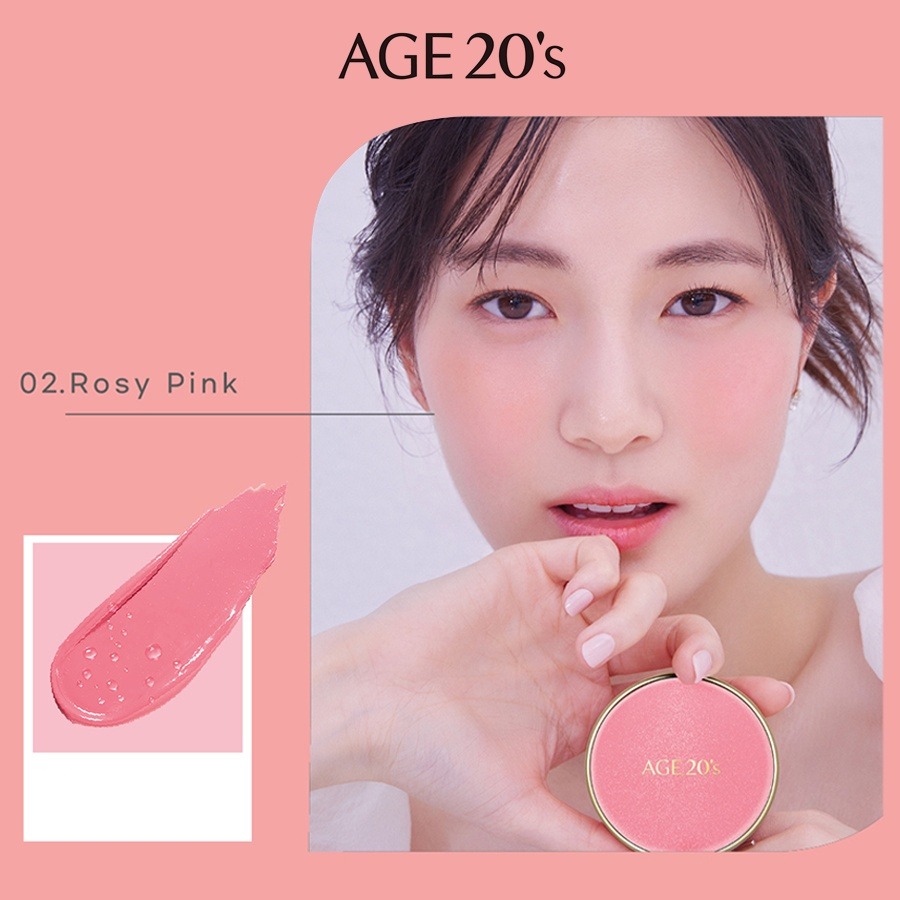 Phấn má hồng AGE 20's Essence Blusher Pact 7g