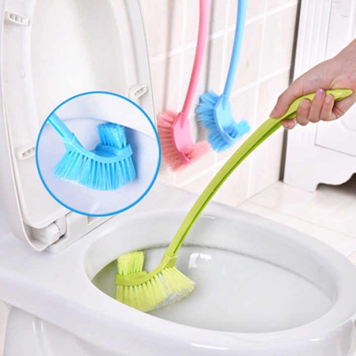 Chổi Chà Sàn Nhà Tắm Thông Minh Thiết Kế 2 Đầu Gạt Nước Và Đầu Chổi Xoay 120 Độ Cọ Sạch Khe Hẹp Và Góc Tường