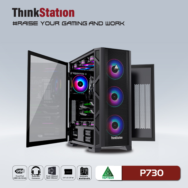 Case VSPTECH ThinkStation P730 (Không kèm Fan)